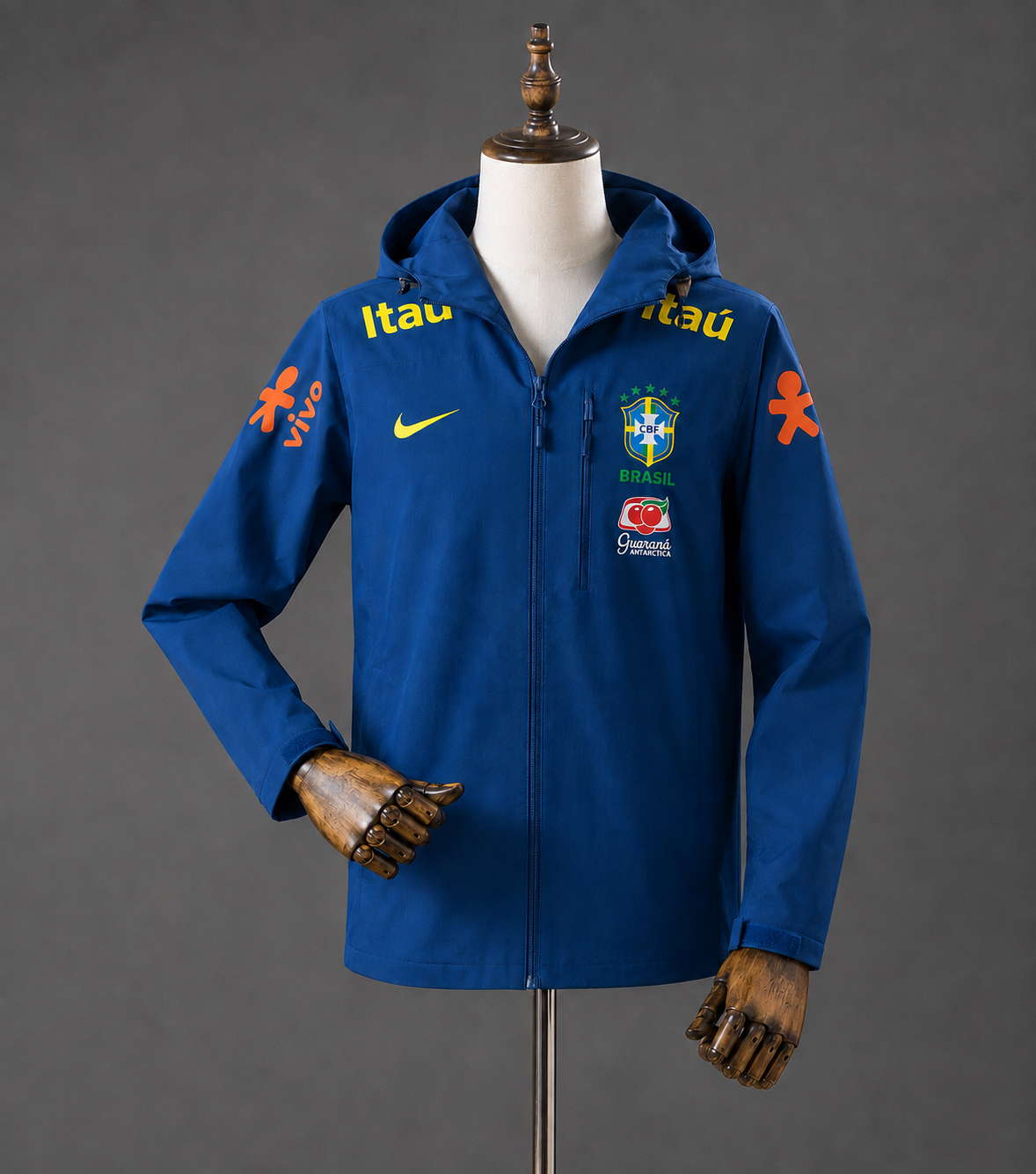 Veste Brésil CDM 2026-2027 Bleu
