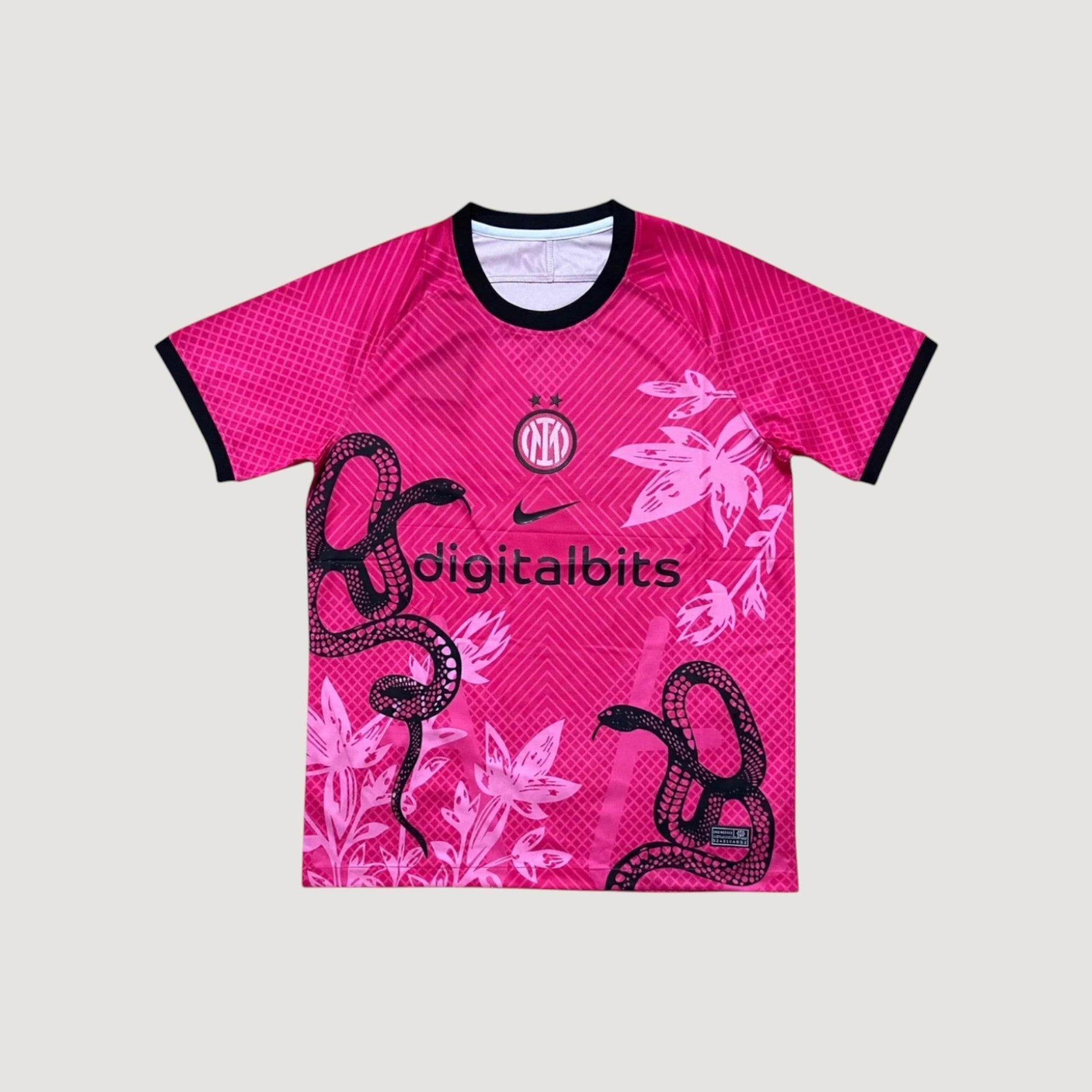 Inter Milan – Maillot Pré-Match 25/26 – Rose & Noir